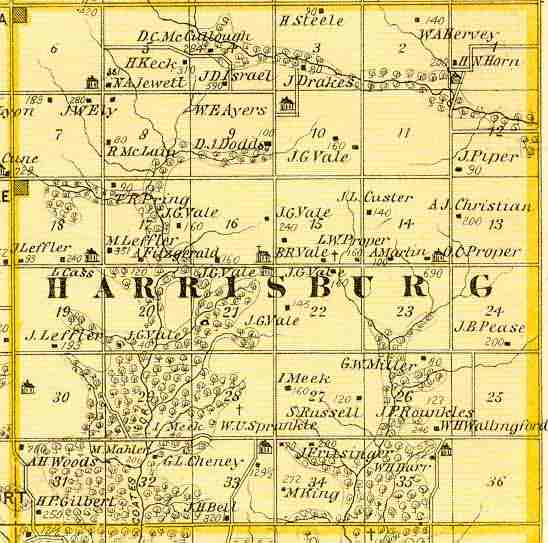 Iowa & Van Buren County Maps