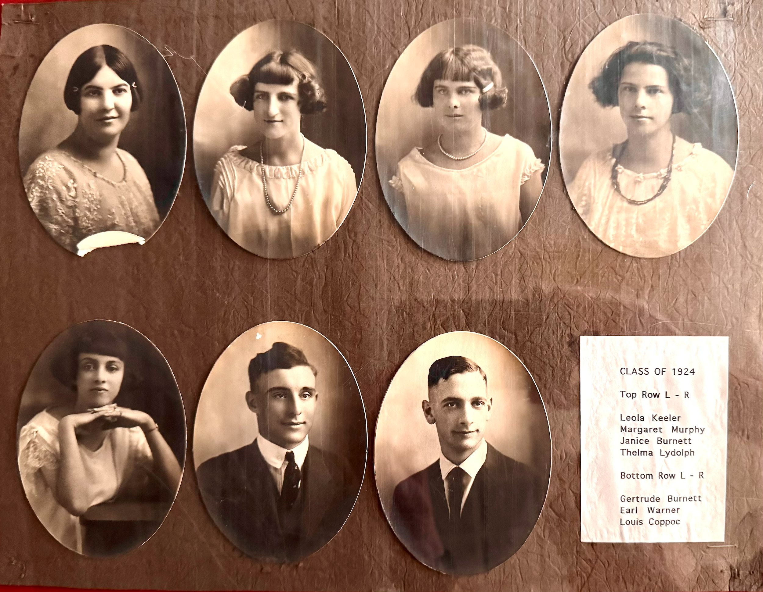 Bonaparte High School Class of 1924