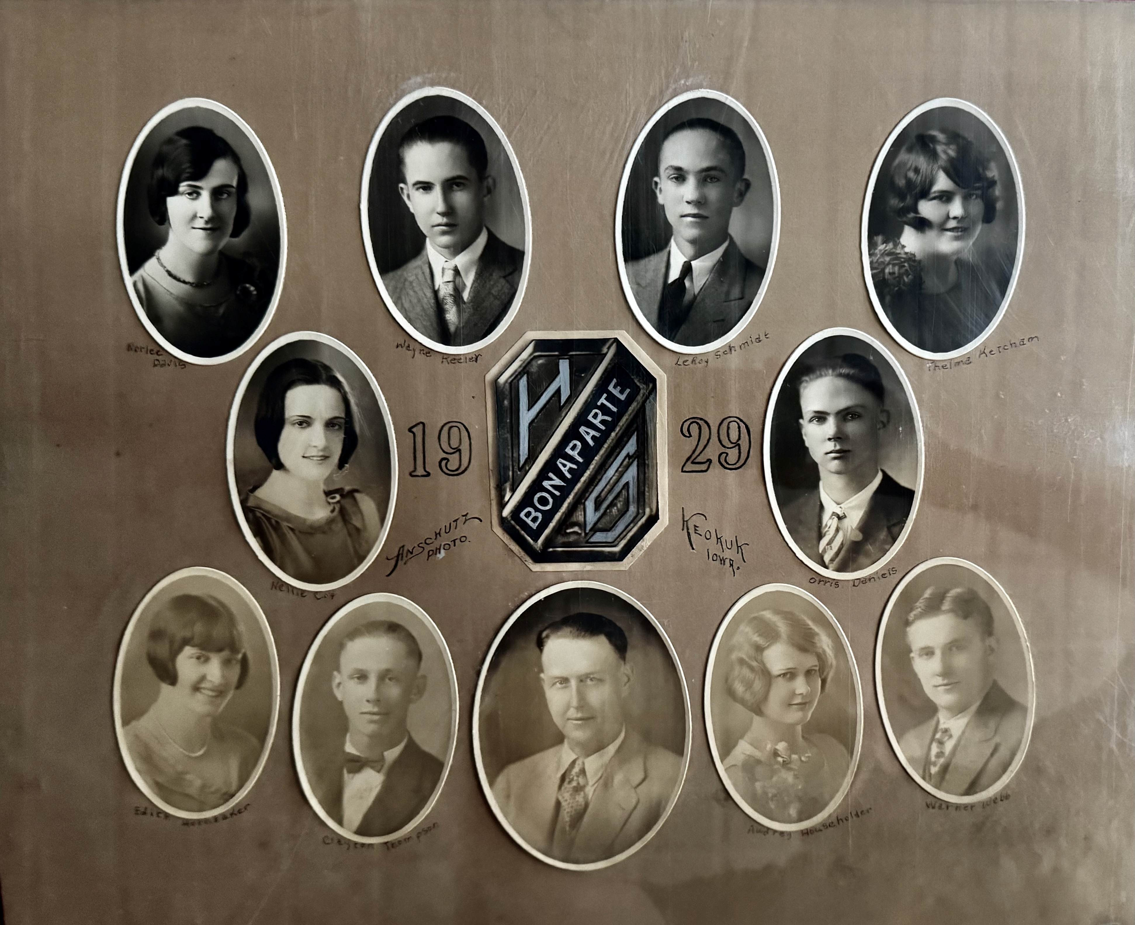 Bonaparte High School Class of 1929