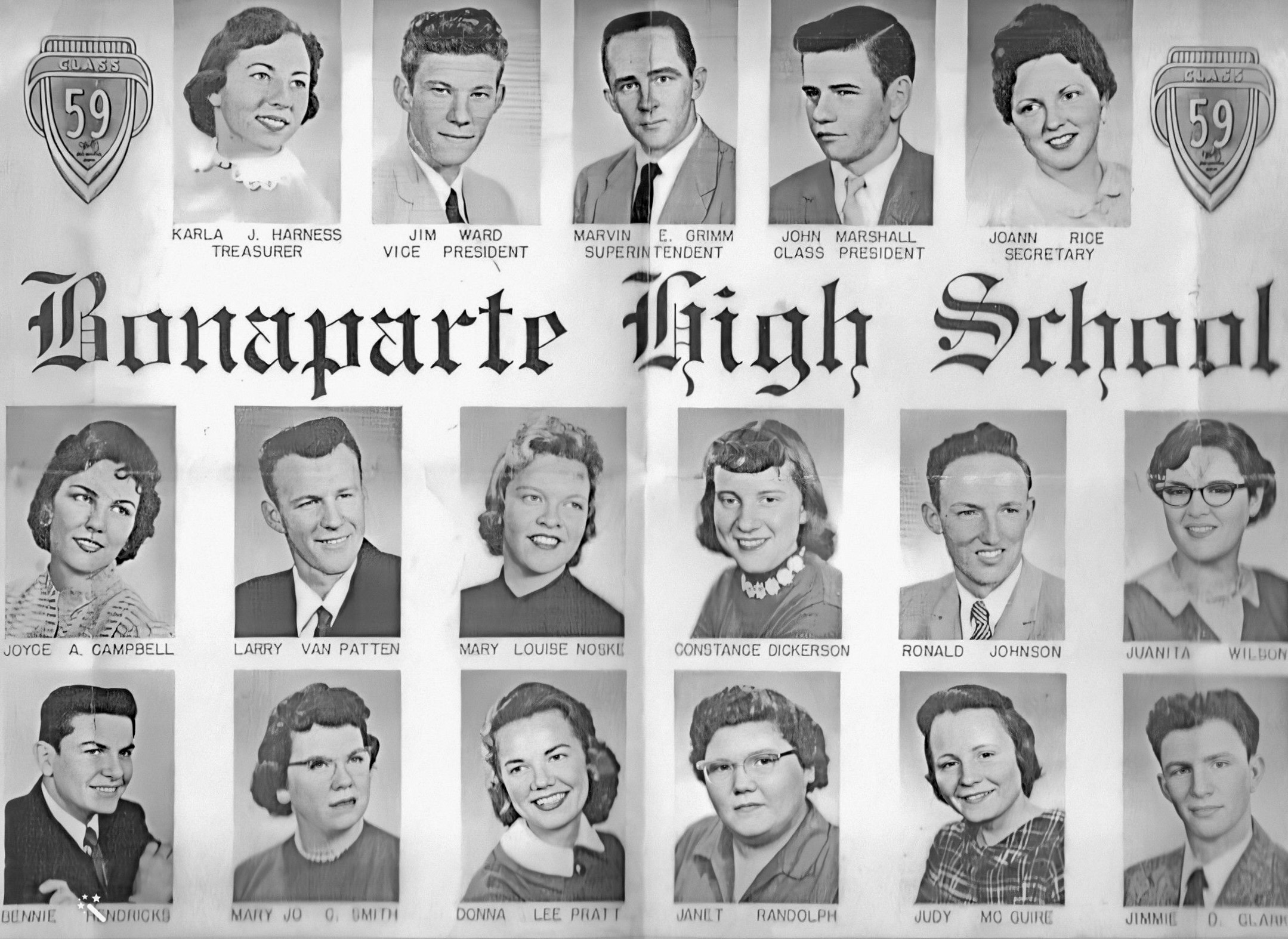 Bonaparte High School Class of 1959