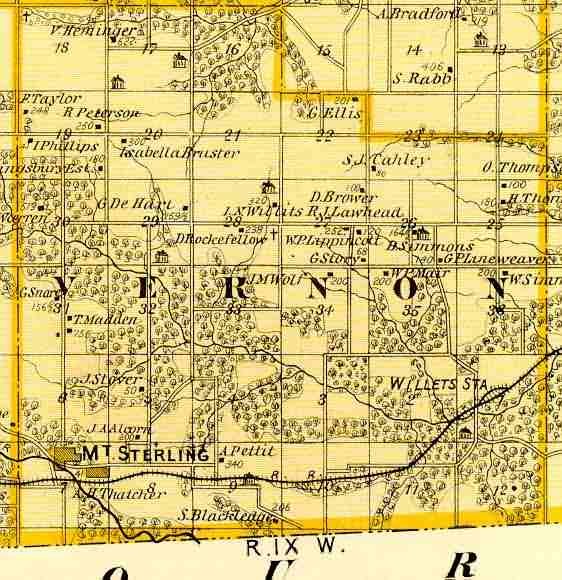 Iowa & Van Buren County Maps